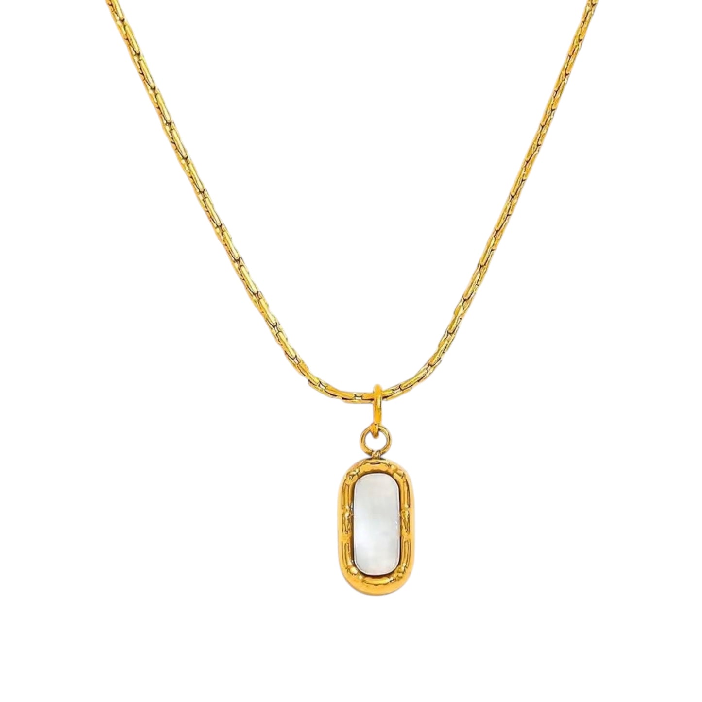 Mila Blush Shell Necklace