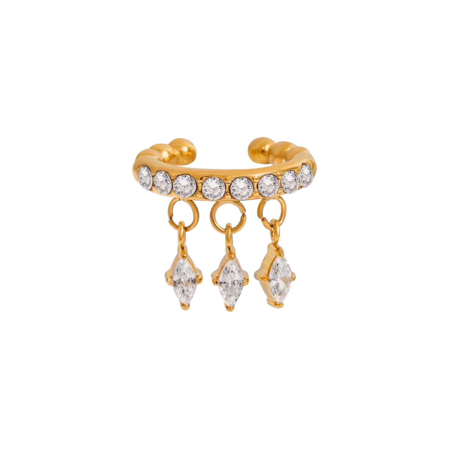 Raindrop Zircon LUX Cuff