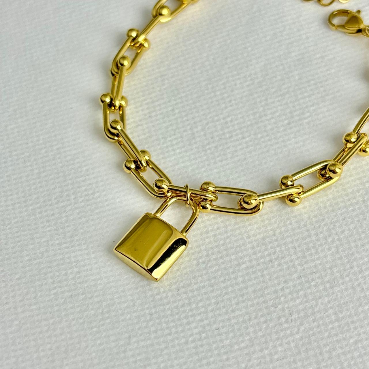Padlock Link Bracelet