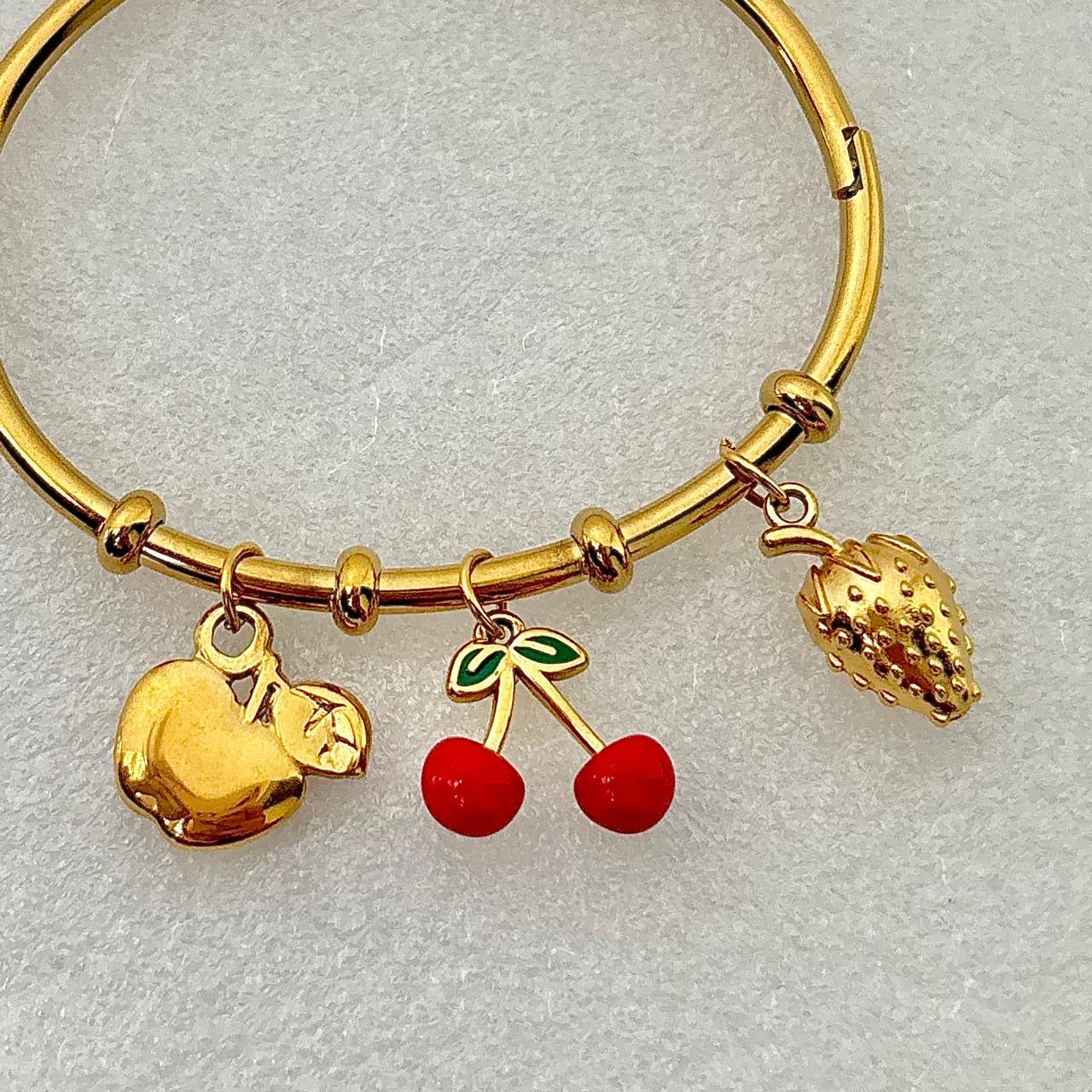 Tropical Fruity Charm Bracelet