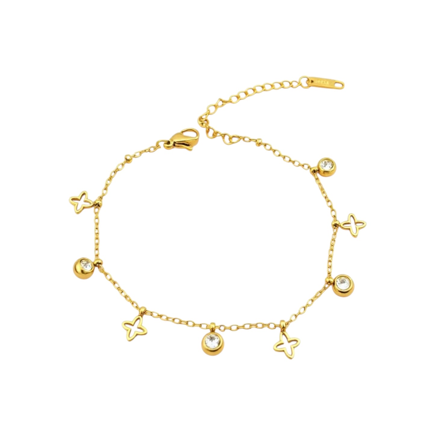 Starry Night Glam Charm Bracelet