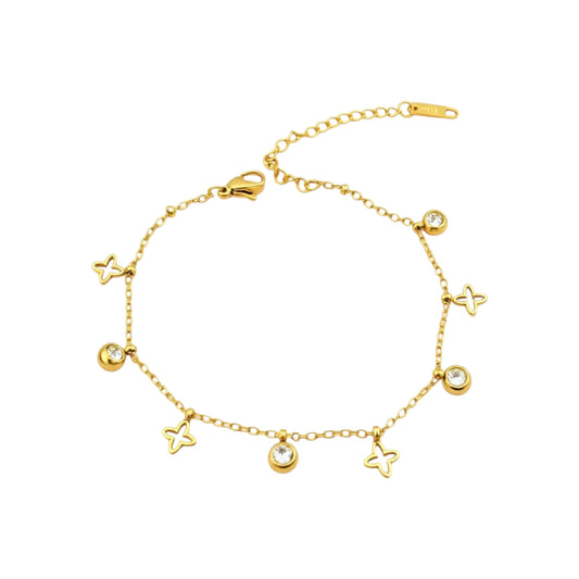 Starry Night Glam Charm Bracelet