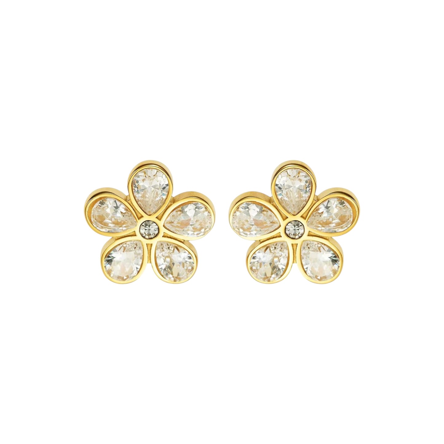 Crystal Flora Studs