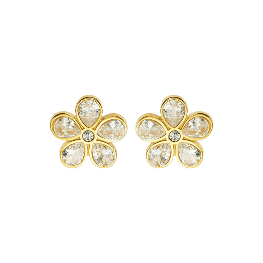 Crystal Flora Studs