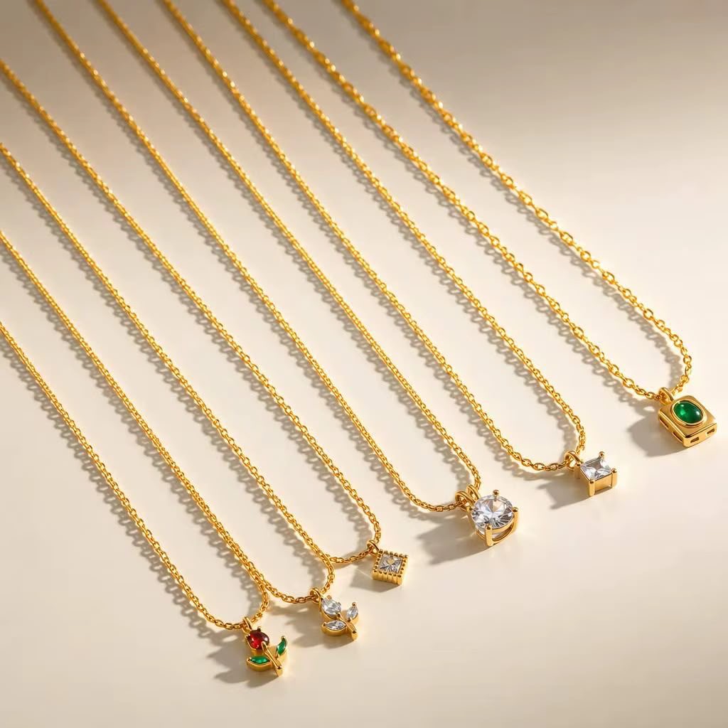Crystal Rose Necklace