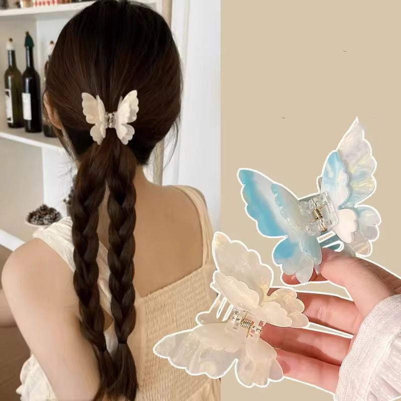 Pearlescent Flutter Claw Clip