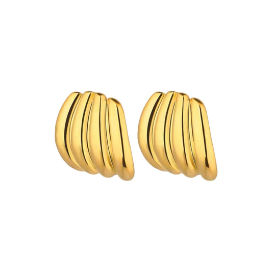Cracker LUX Statement Studs -18K