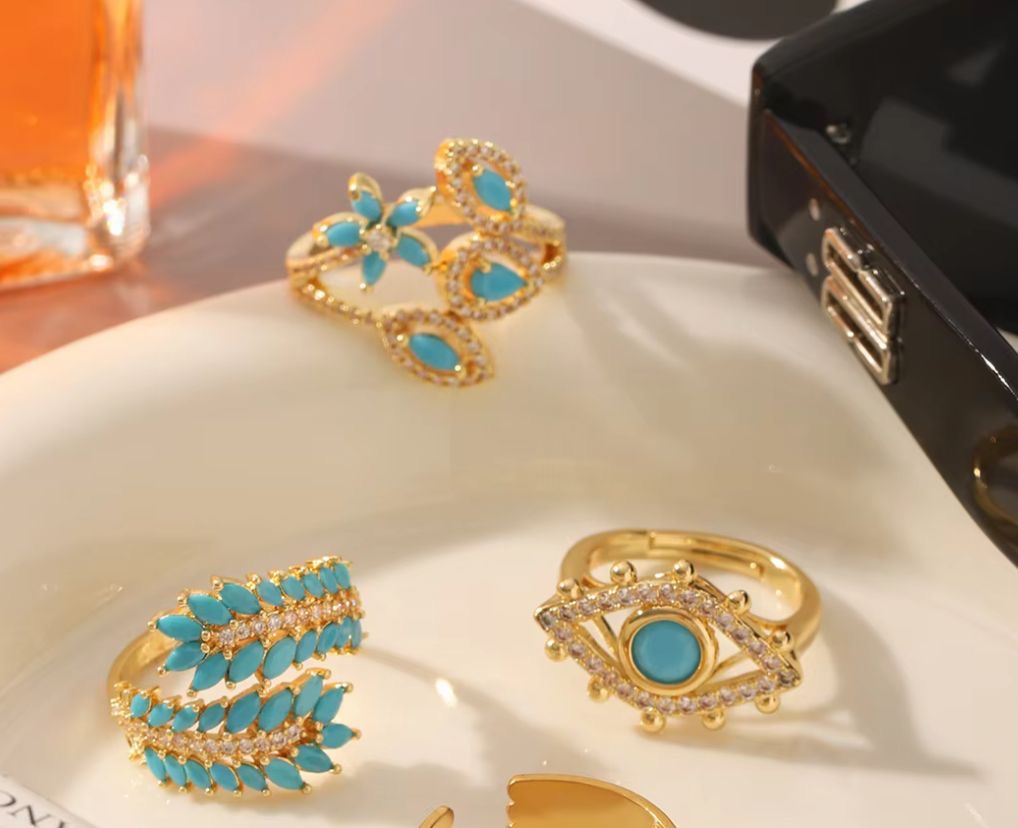 Turquoise Eye Ring