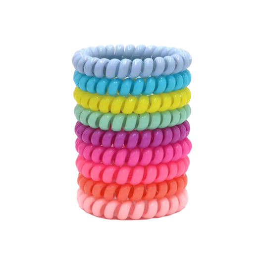 Candy Colors -Spiral Hair Ties