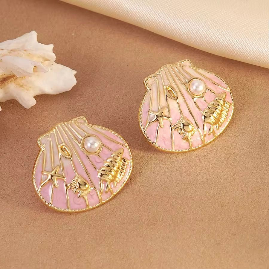 Paradise Studs -Pink