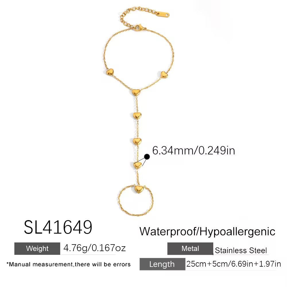 Heart's Desire Hand Chain