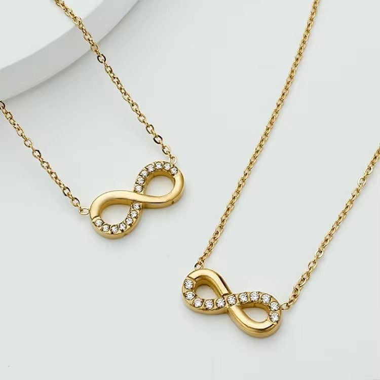 Infinity Bling Necklace