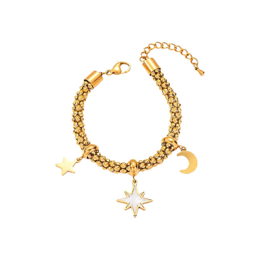 Starlight Wishes Charm Bracelet -18K