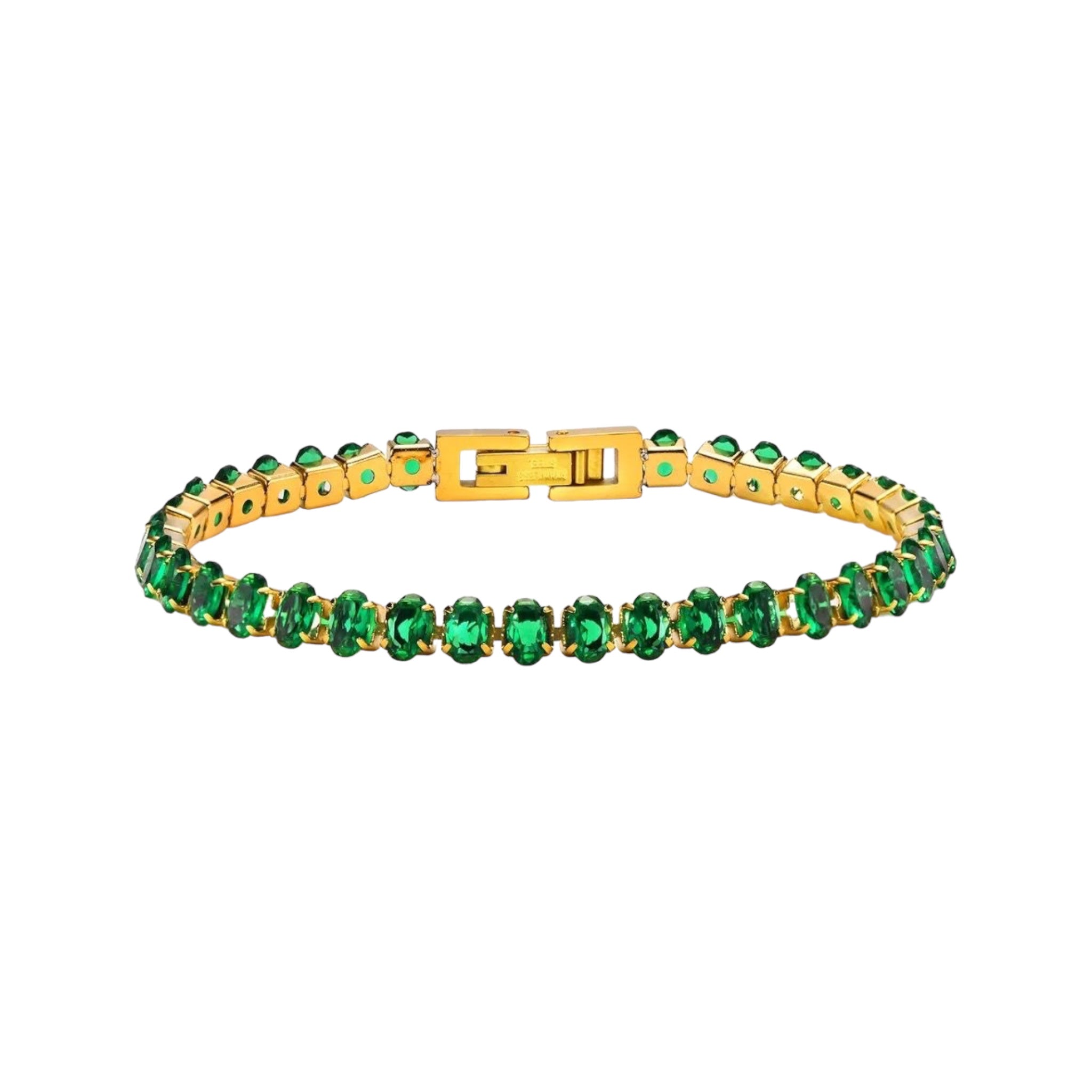 Dolce Bracelet-Emerald – Glitzy Blings