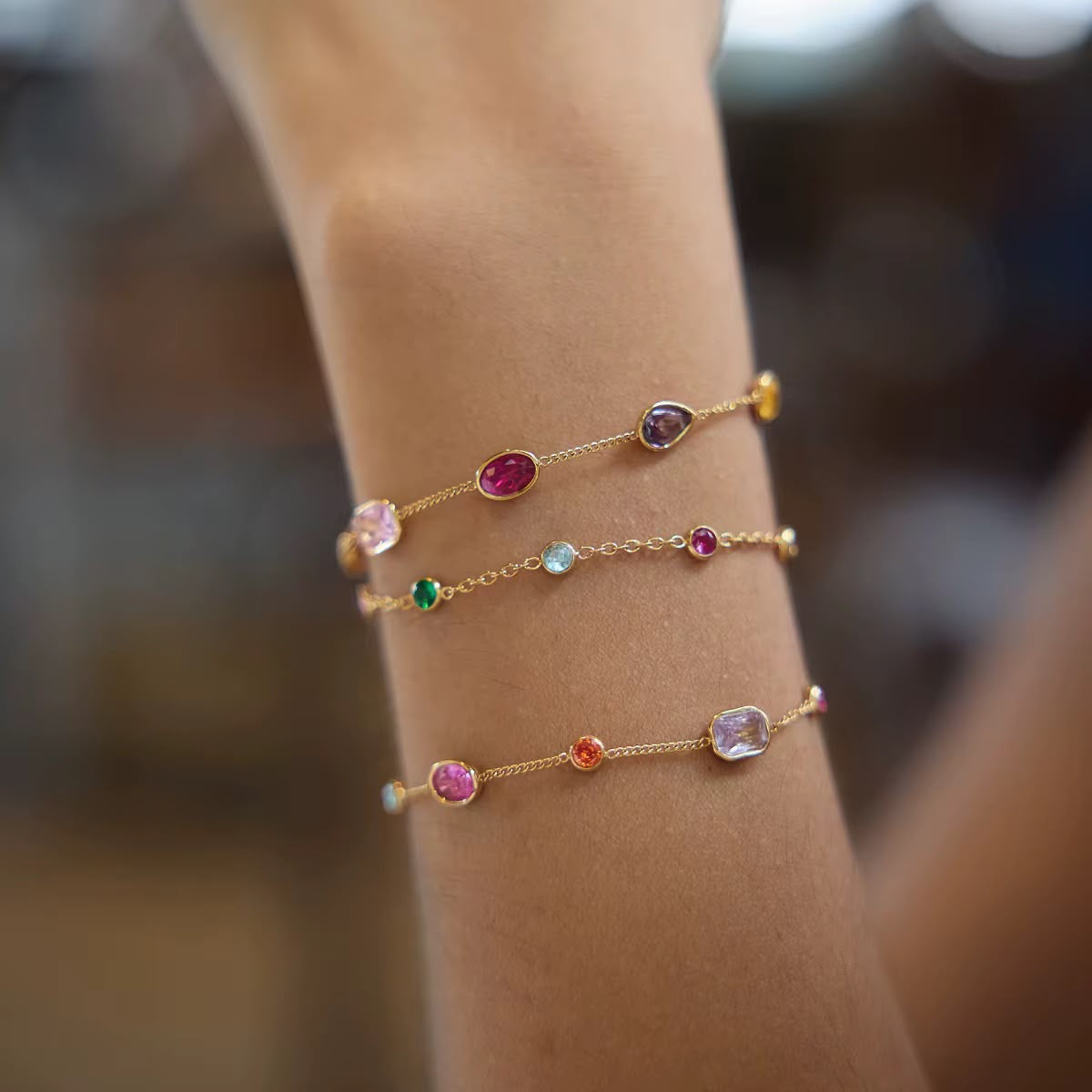 Multi Dainty Moment Bracelet