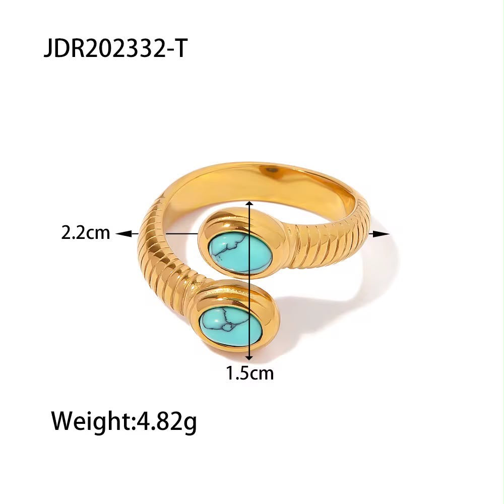 Turquoise Serpenti Ring