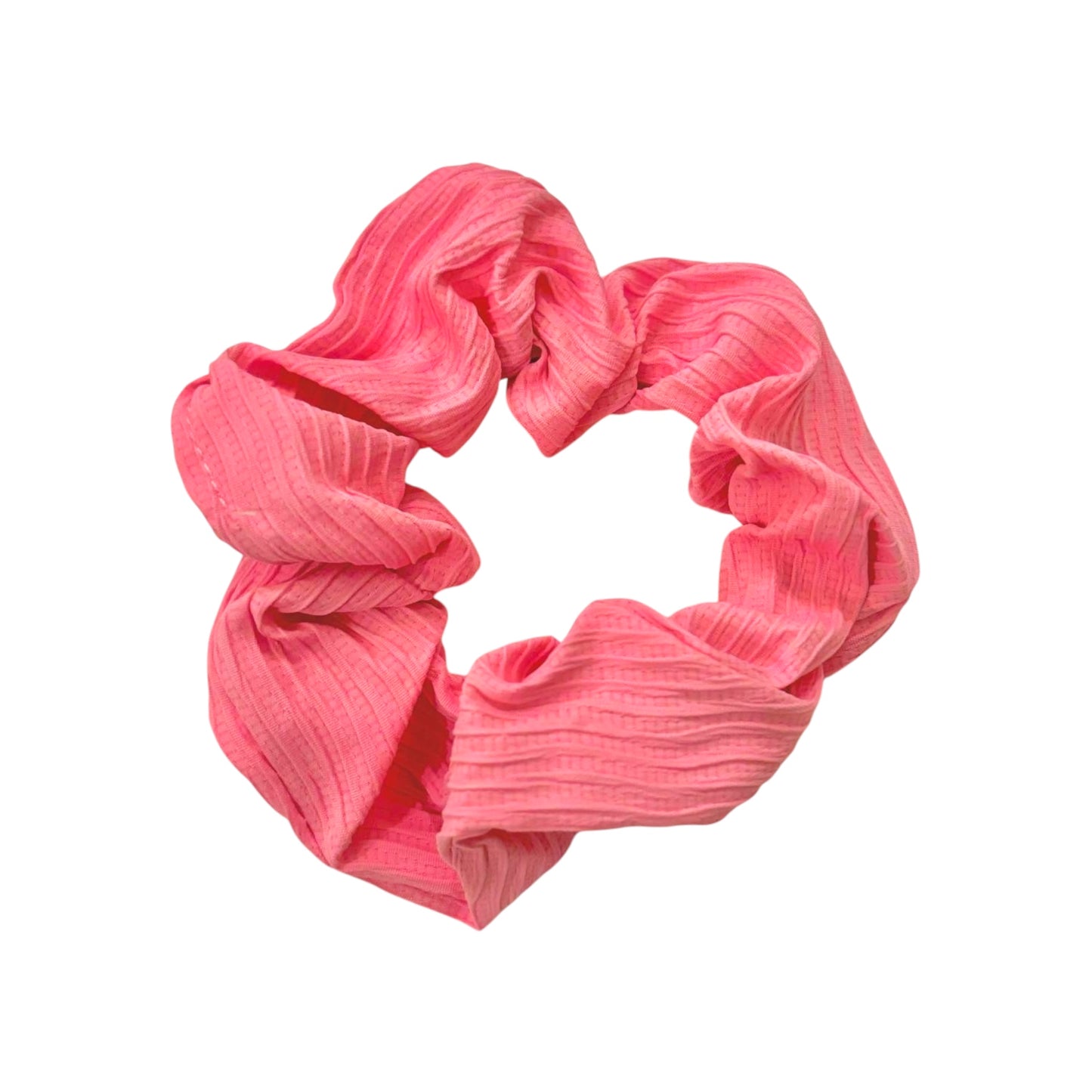 Poppy Crinkle Textured Scrunchie