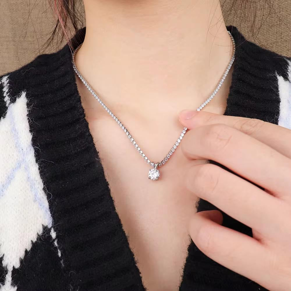 Marilyn Tennis Necklace -Two Ways