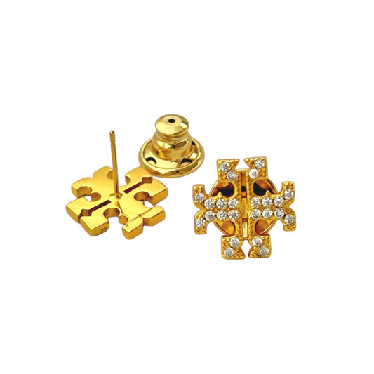 Luxury Diamante Miller Studs -22K