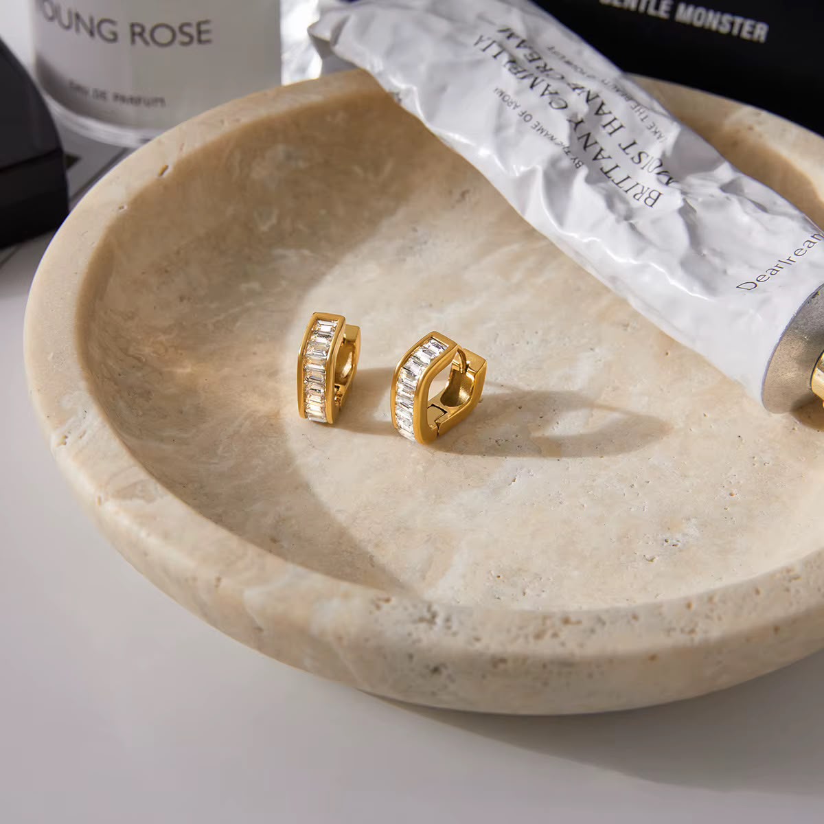 Anatasia Crystal Hoops