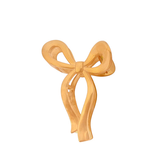 Chromic Bow Claw Clip -Gold