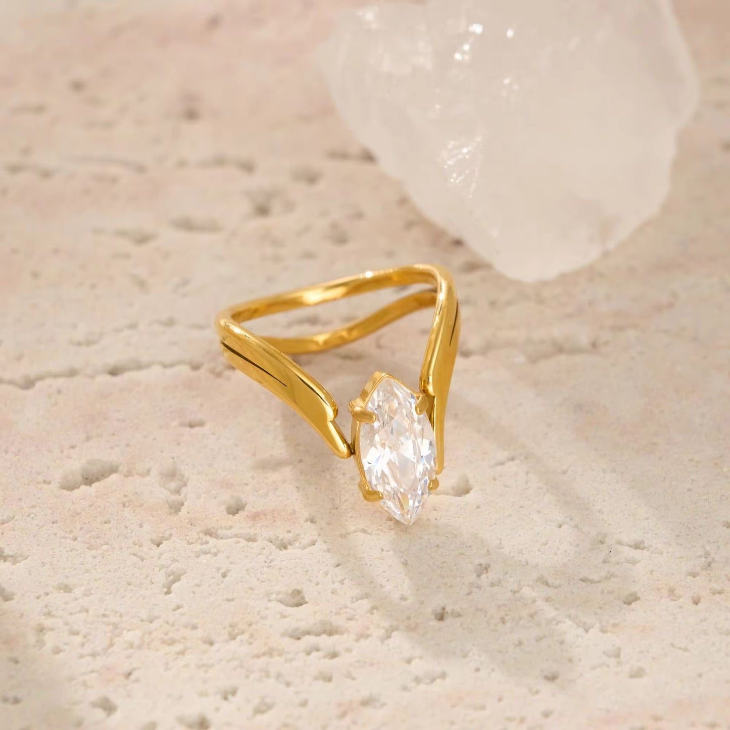 Marquis Diamond Ring