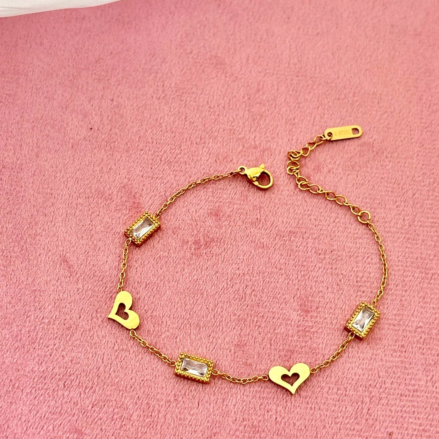 Cœur Baguette Bracelet