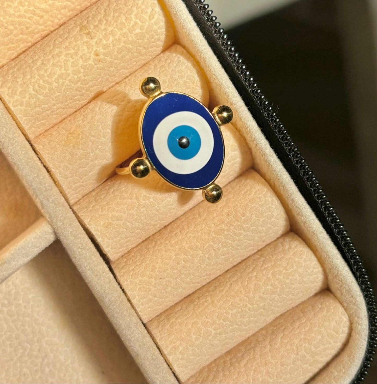 Evil Eye Signet Ring