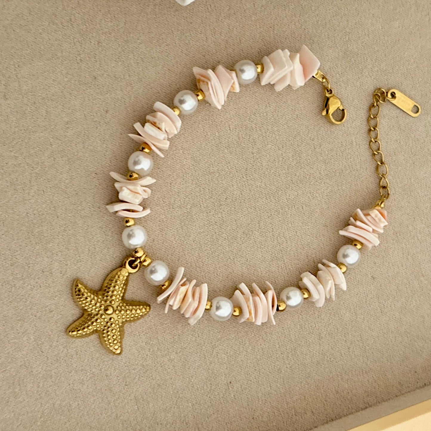Star Of Beach Charm Bracelet