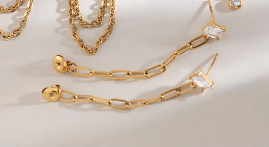 Vela Glam Drop Earrings