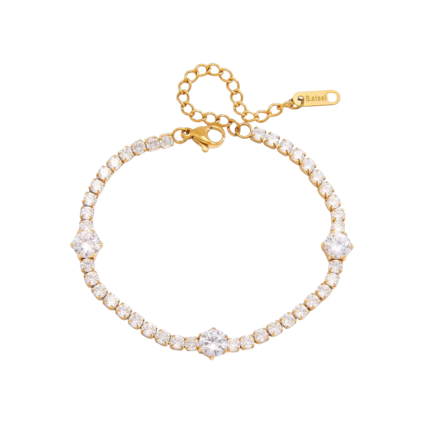 Brilliant Cut Luxus Tennis Bracelet