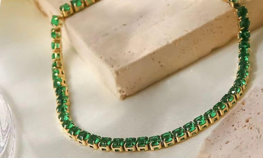 Emerald Tennis Bracelet