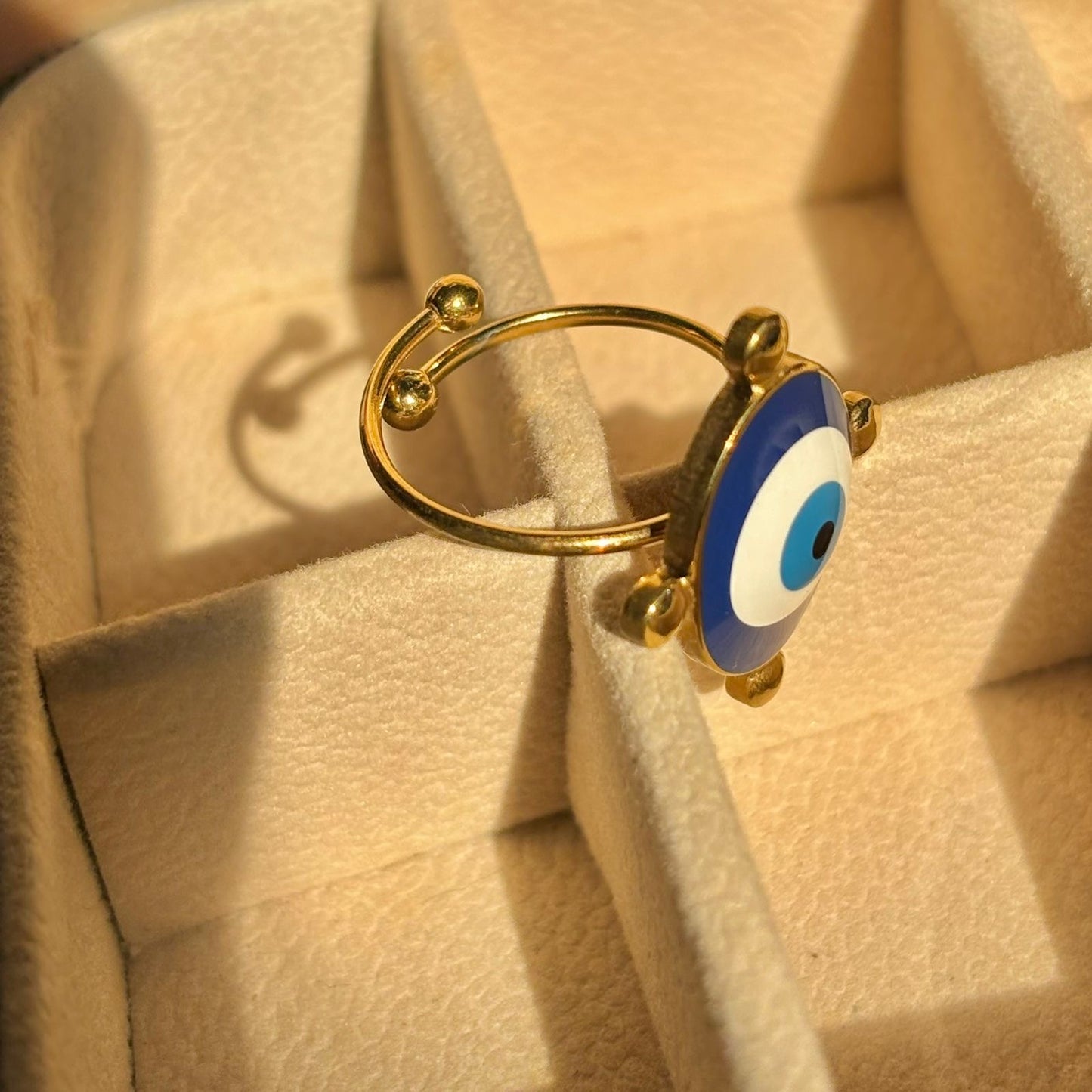 Evil Eye Signet Ring