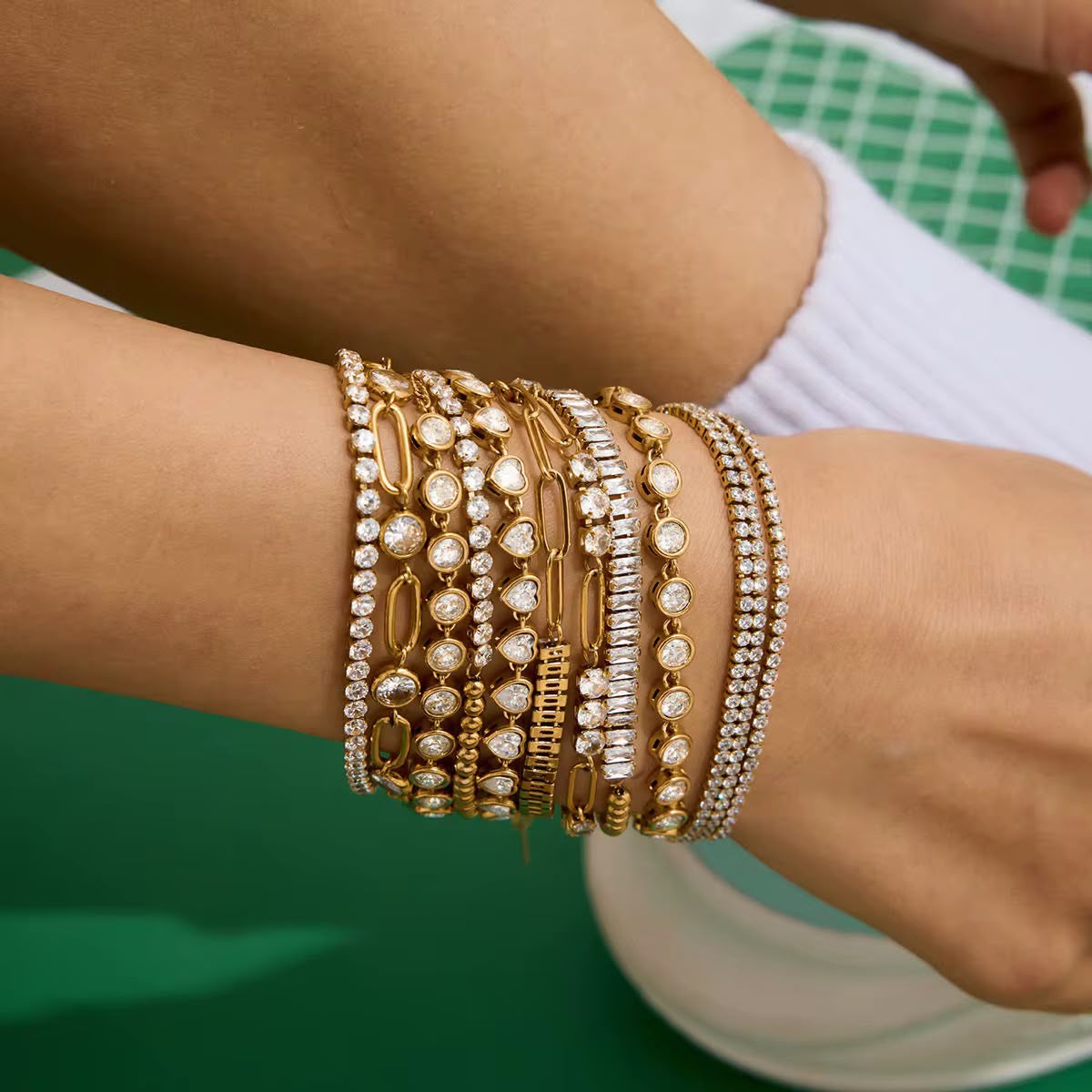 Impériale Glitz Tennis Bracelet
