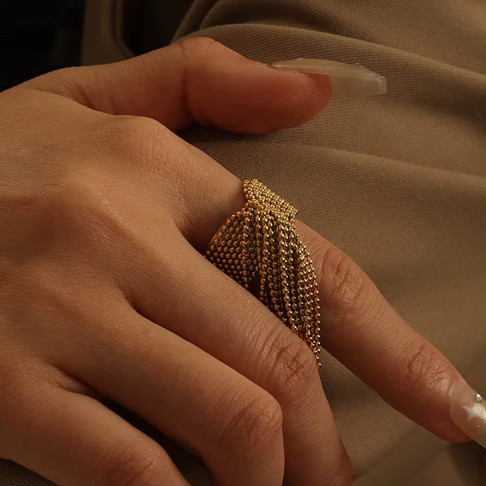 Layali Tassel Ring
