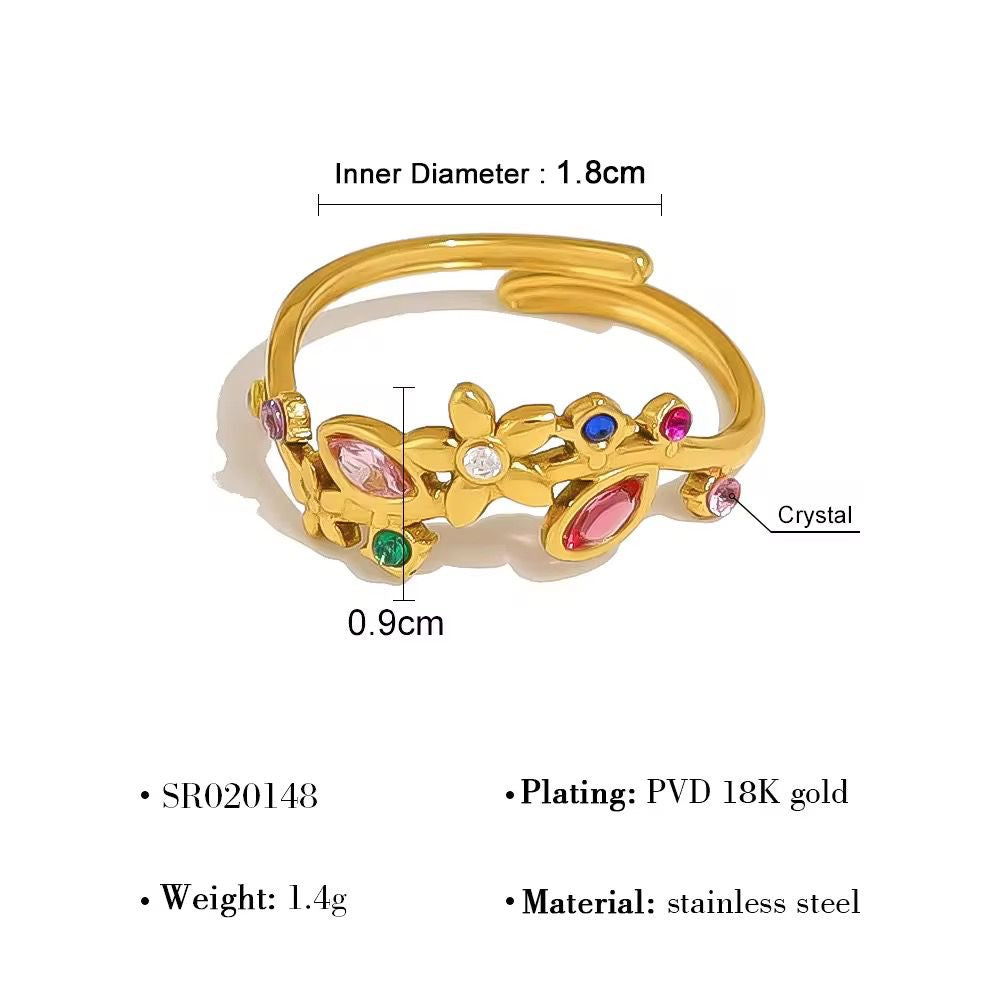 Mulberry Florals Ring