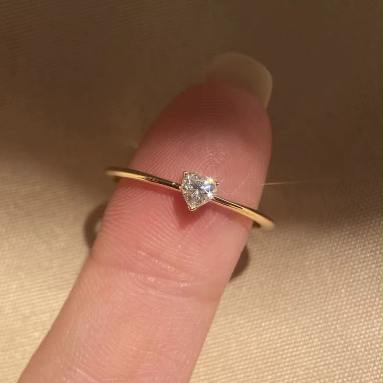 Dainty Heart Ring