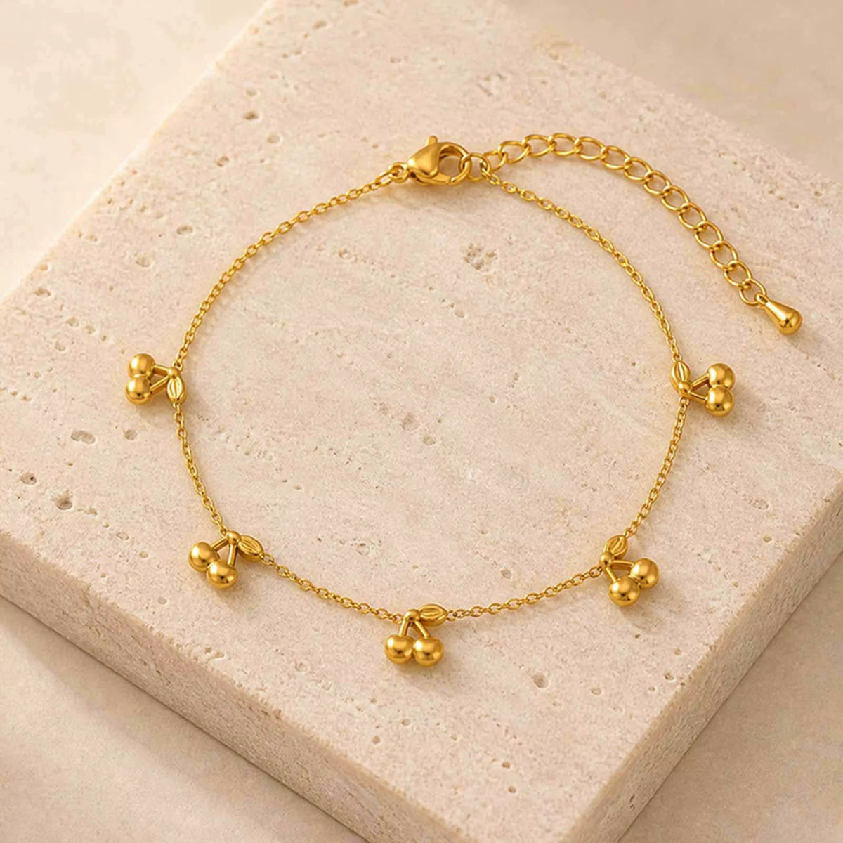 Cherry Charm Anklet