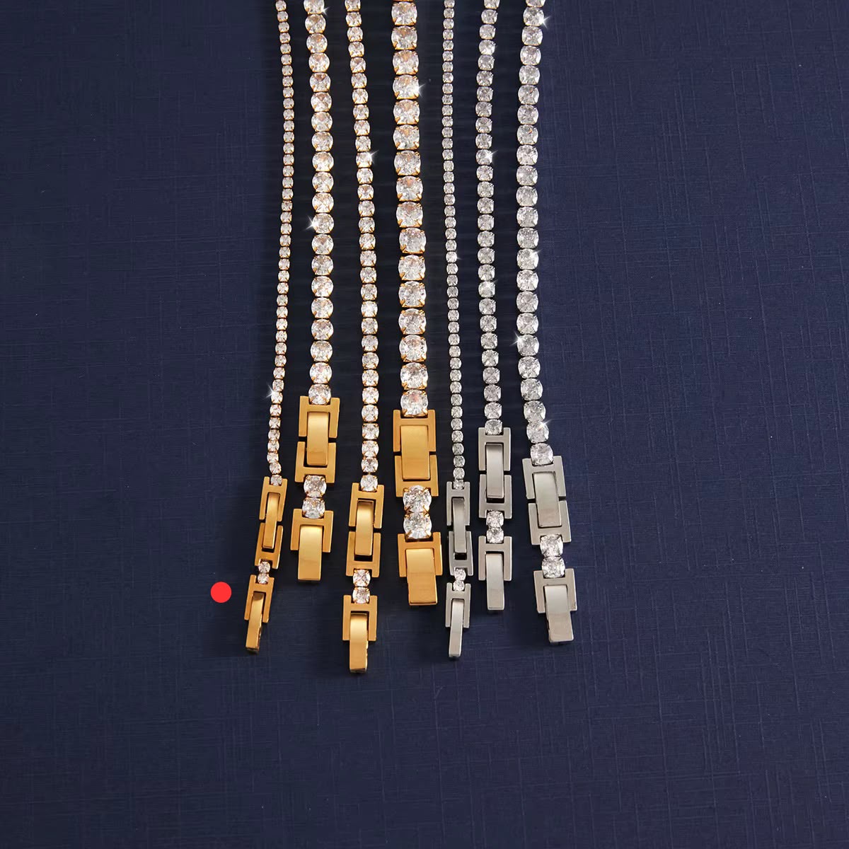 Gold Petite Tennis Bracelet