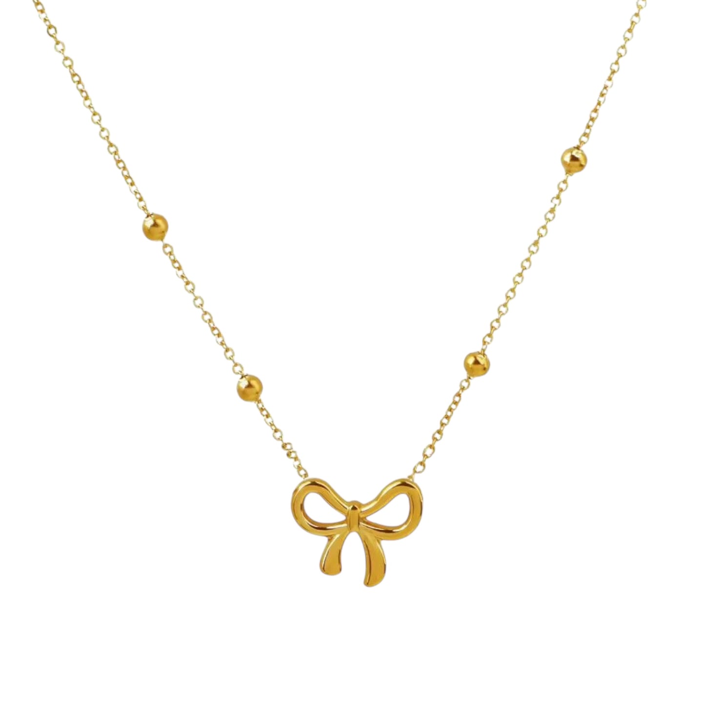 Little Sweetheart Bow Necklace