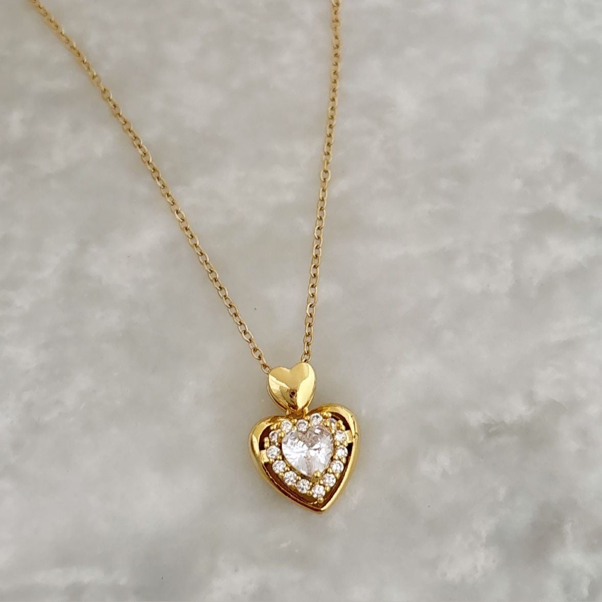 Darla Heart Necklace