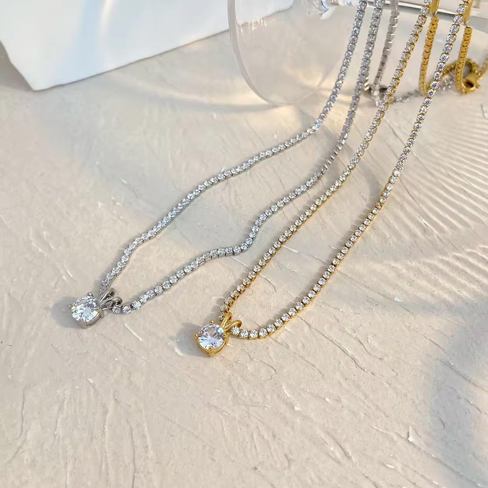 Marilyn Tennis Necklace -Two Ways
