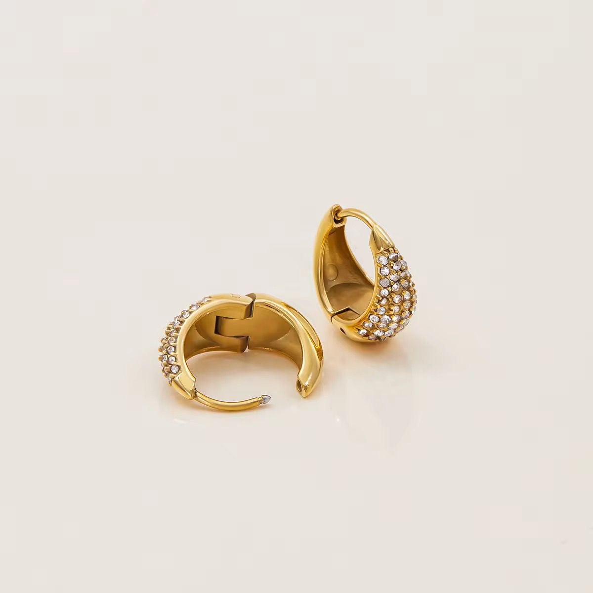 Chloe Blingy Mini Hoops -Two Ways