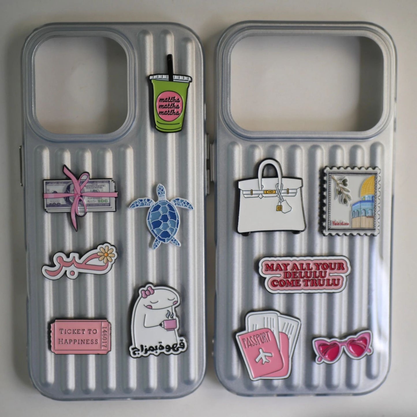 Heart Sunnies Phone Metal Charm