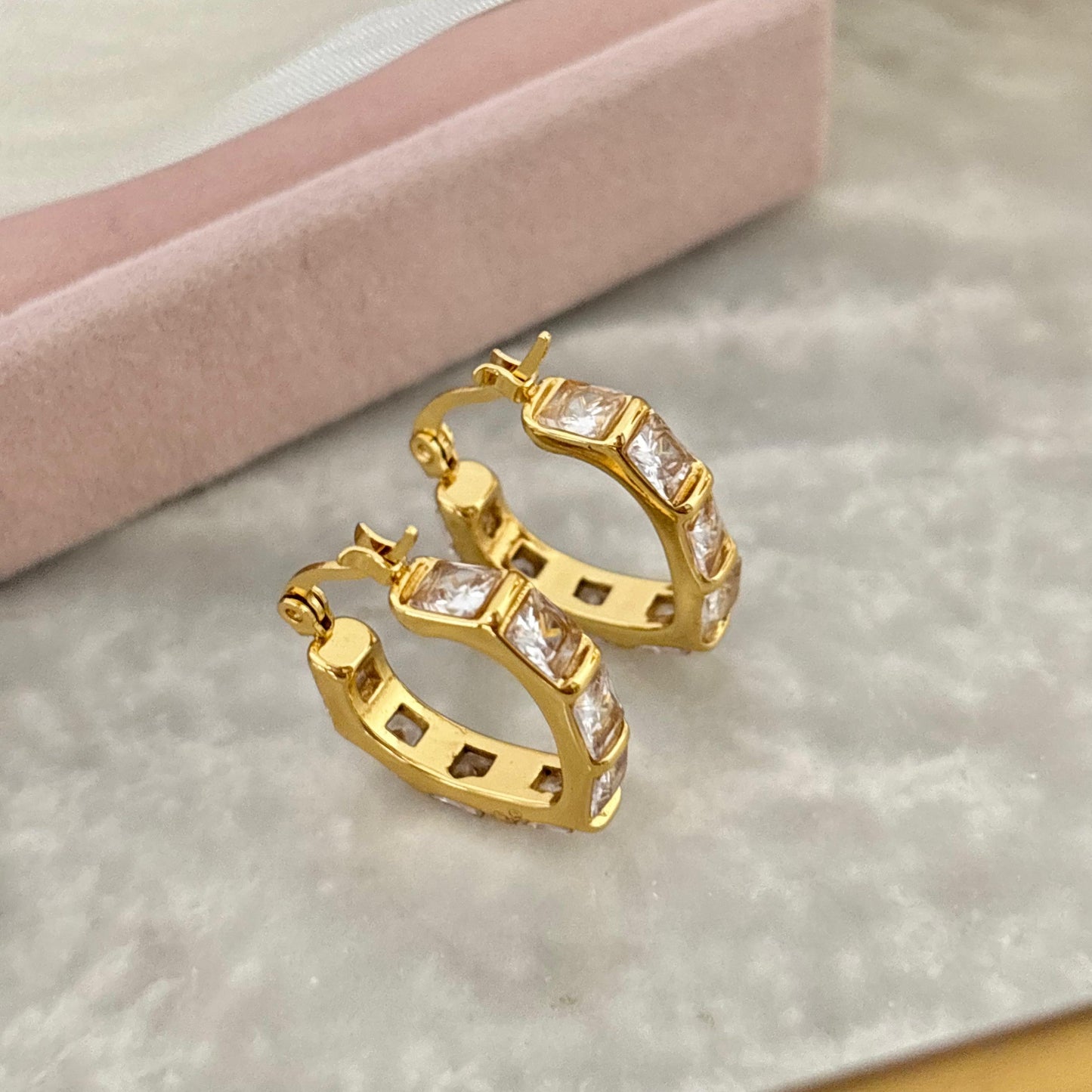 Charlotte Diamantés Hoops