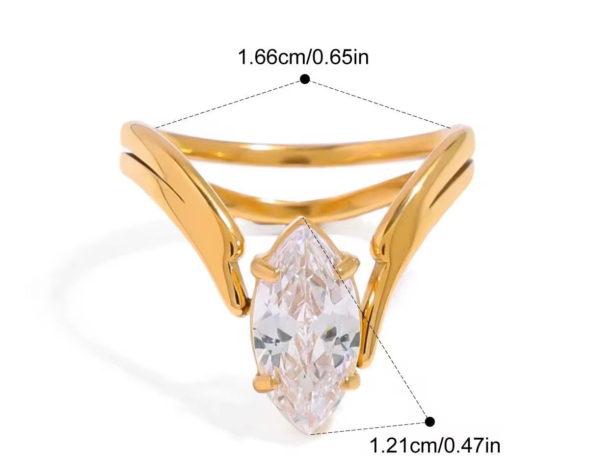 Marquis Diamond Ring