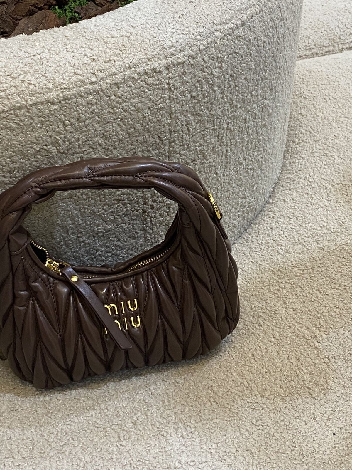 MM LUX Cloud Bag -Brown