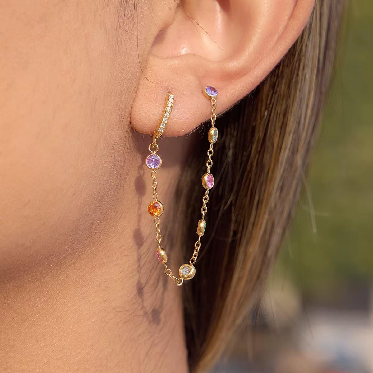 Amalfi Clarté Stack Earrings