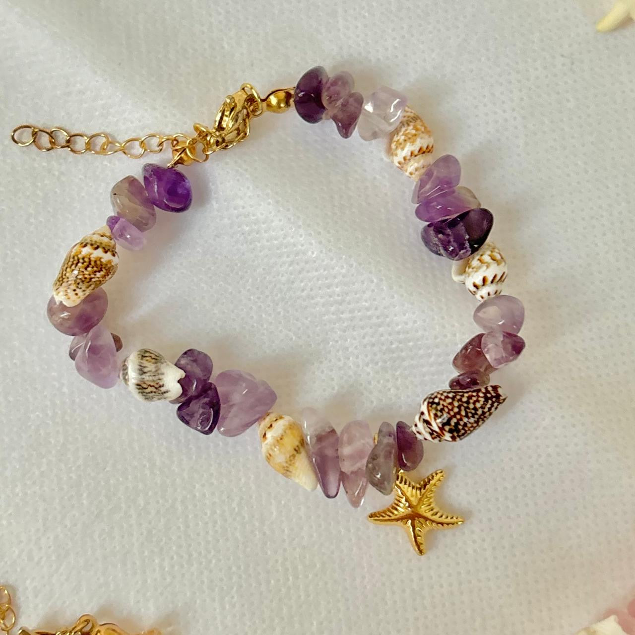 Sea Serenity Bracelet -Amethyst