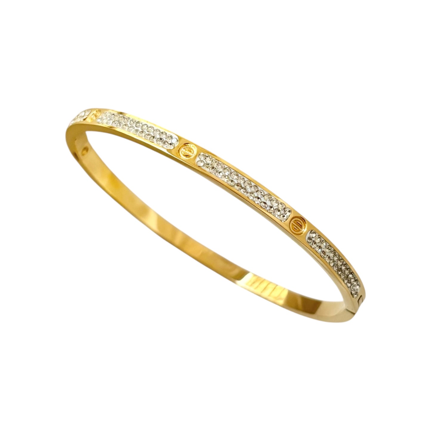 Luxe Glitz Diamante Bracelet -18K